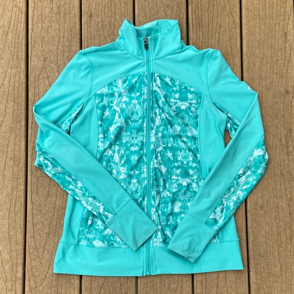 Eddie Bauer Women's Mint Green Full Zip Jacket with Pockets Size Small - Picture 1 of 9